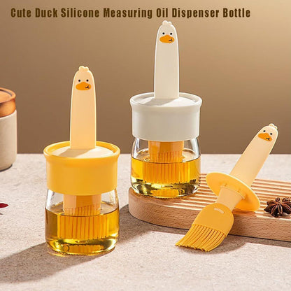 Silicone Brush and high Temperature Resistant Oil Bottle