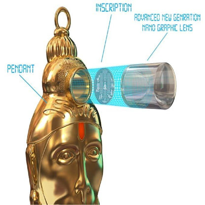 Shree Hanuman Chalisa Locket with Chain ( Male & female )